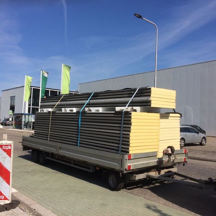 Levering sandwich panelen